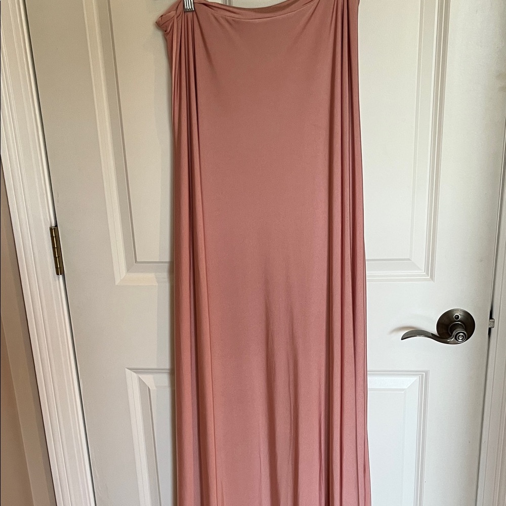 Lulu's Blush Backless Gown - Picture 9 of 9